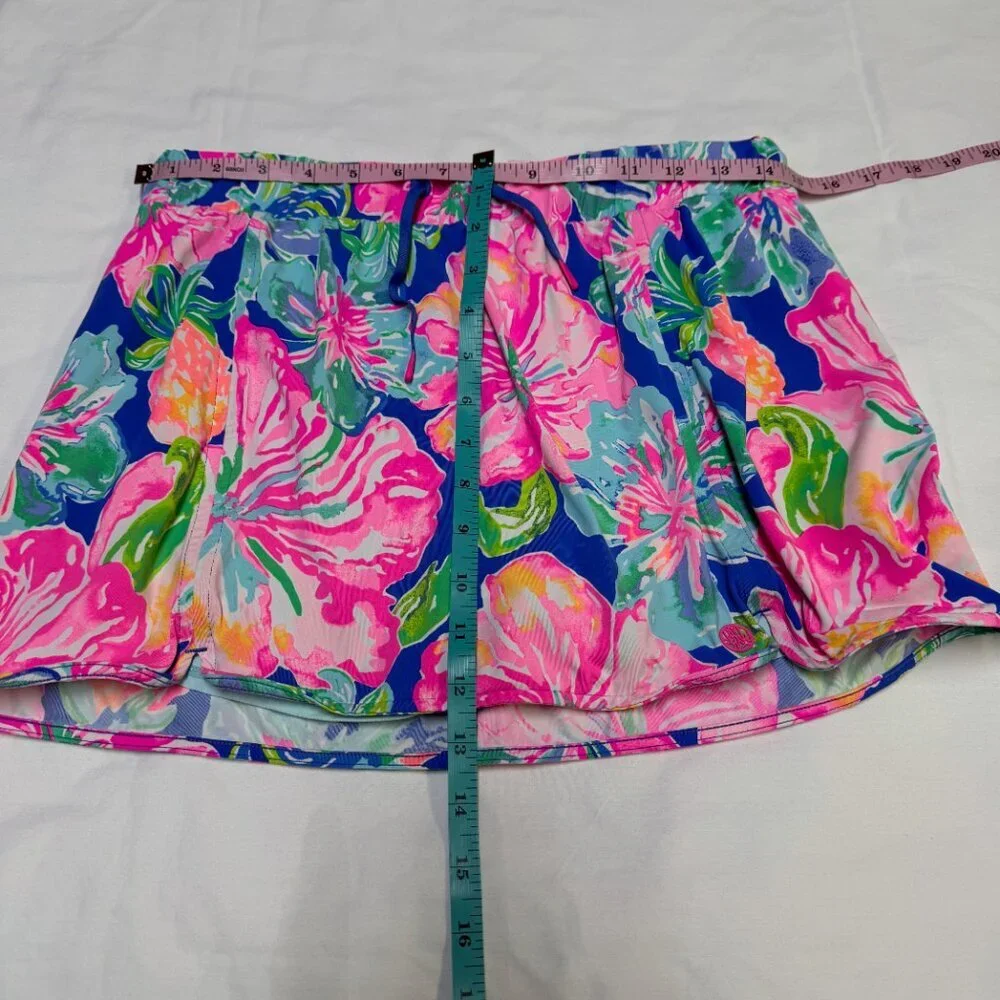 Lilly Pulitzer Luxletic Nadia Skort Medium Beckon Pink UPF‎ 50+ EUC